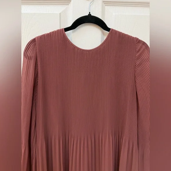 Wilfred Daydreamer Midi Dress Ashy Rose Size Small Aritzia #85140 - Picture 4 of 10